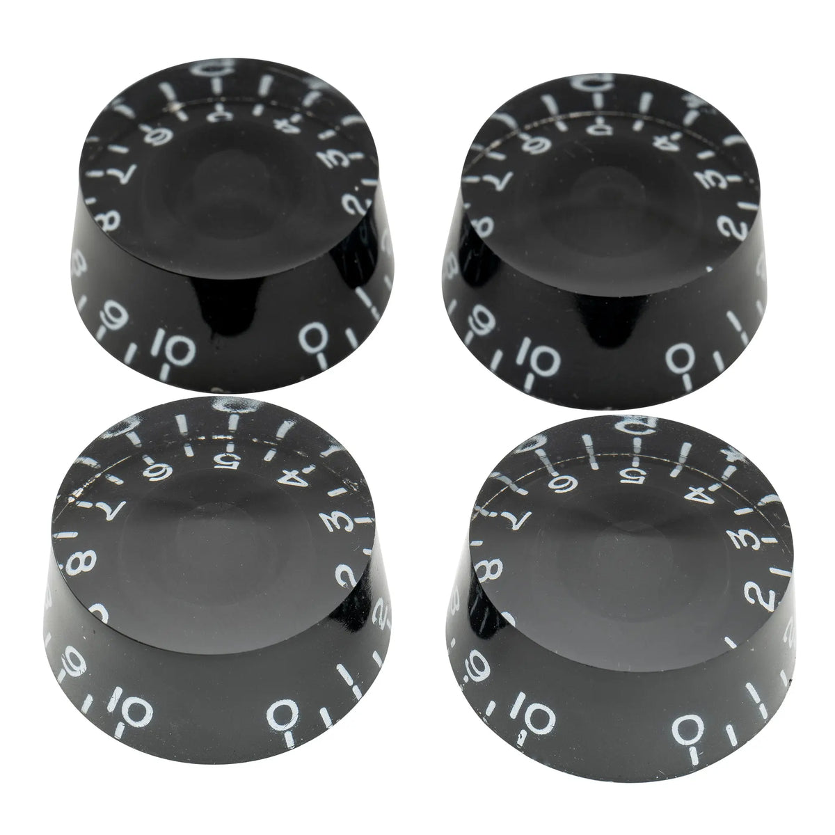 musiclily pro metric coarse 18 spline guitar knobs tone volume speed control knobs for epiphone les paul sg style electric guitar mx1731 4p, black