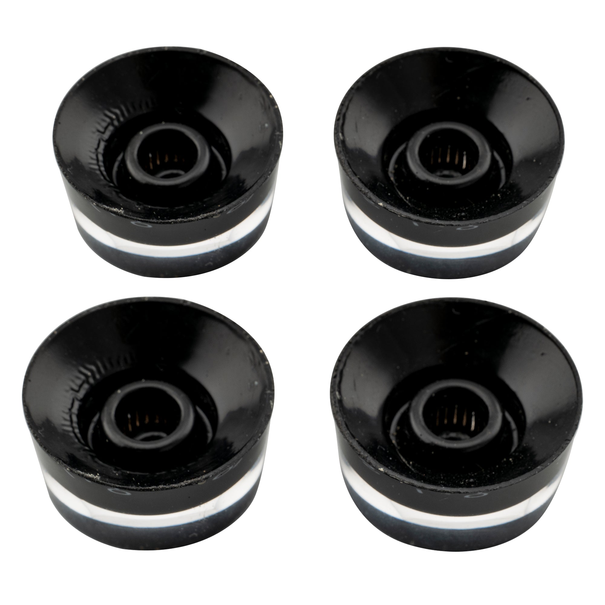 Musiclily Pro metrische grobe 18-Zahnräder Gitarrenknöpfe, Ton-, Lautstärke- und Geschwindigkeitsreglerknöpfe für Epiphone Les Paul SG-Style Elektrogitarren, Set von 4