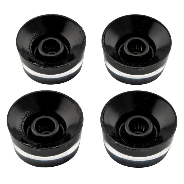 Musiclily Pro Metric Grosso 18-Espiga Botões de Controle de Tom, Volume e Velocidade para Guitarra Elétrica no Estilo Epiphone Les Paul SG, Conjunto de 4