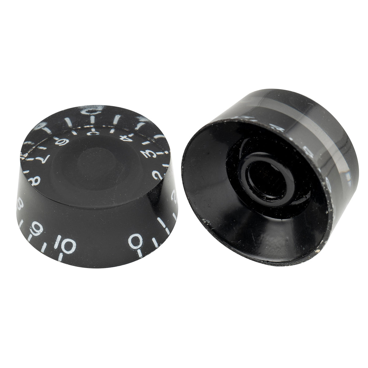 Musiclily Pro metrische grobe 18-Zahnräder Gitarrenknöpfe, Ton-, Lautstärke- und Geschwindigkeitsreglerknöpfe für Epiphone Les Paul SG-Style Elektrogitarren, Set von 4