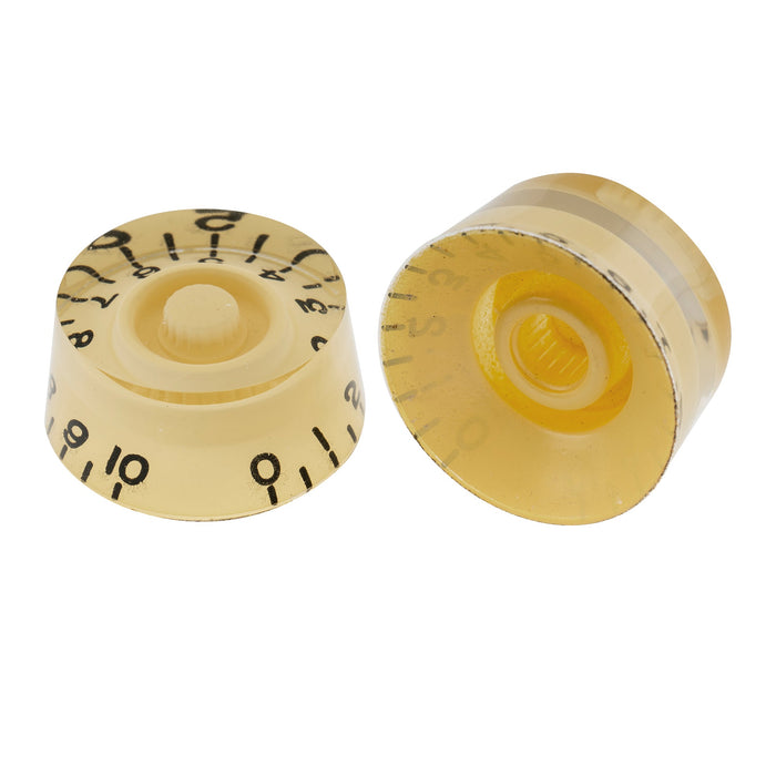 Musiclily Pro Metric Grosso 18-Espiga Botões de Controle de Tom, Volume e Velocidade para Guitarra Elétrica no Estilo Epiphone Les Paul SG, Conjunto de 4