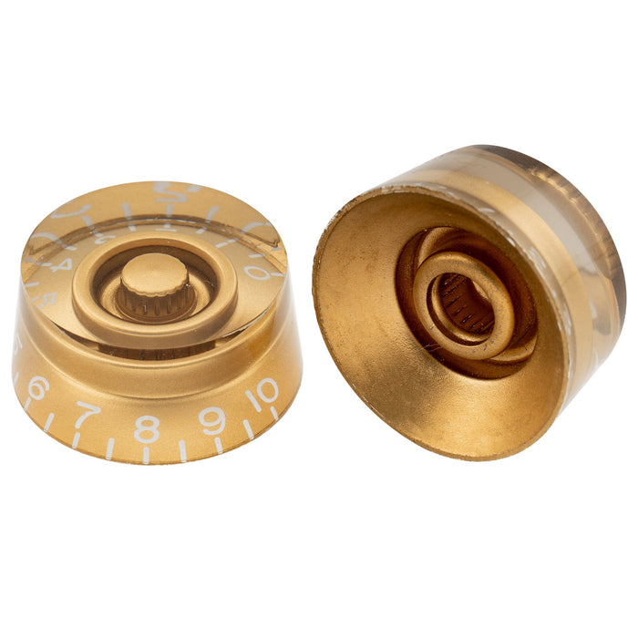 Musiclily Pro Metric Grosso 18-Espiga Botões de Controle de Tom, Volume e Velocidade para Guitarra Elétrica no Estilo Epiphone Les Paul SG, Conjunto de 4