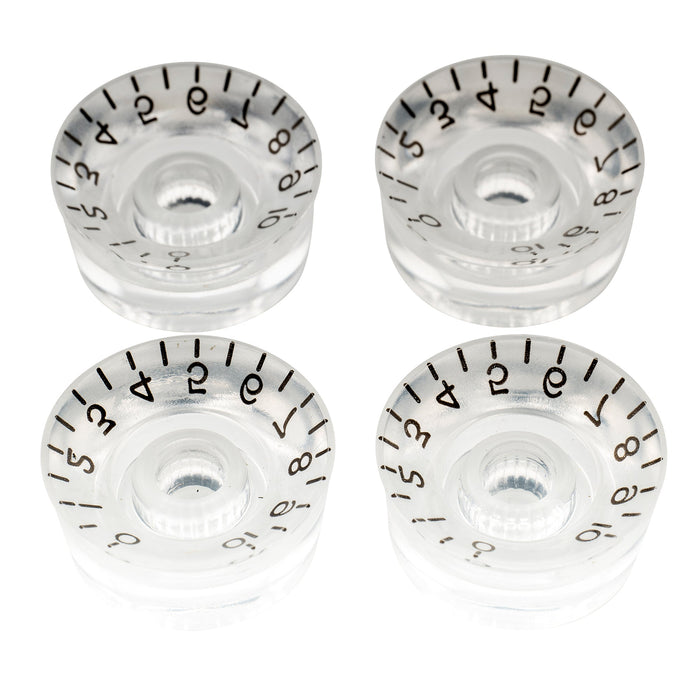 Musiclily Pro Metric Grosso 18-Espiga Botões de Controle de Tom, Volume e Velocidade para Guitarra Elétrica no Estilo Epiphone Les Paul SG, Conjunto de 4