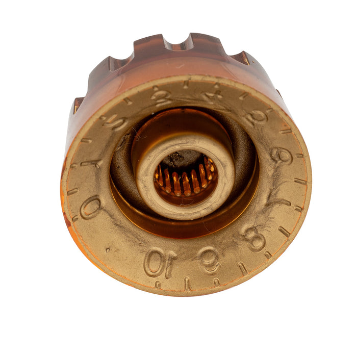 Musiclily Pro Metric Grossa 18-Spline Knurled Chitarra Manopole Regolazione Tono Volume Velocità per Chitarra Elettrica Stile Epiphone Les Paul SG, Set di 4