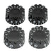 musiclily pro metric coarse 18 spline knurled guitar knobs tone volume speed control knobs for epiphone les paul sg style electric guitar mx1732 4p, black