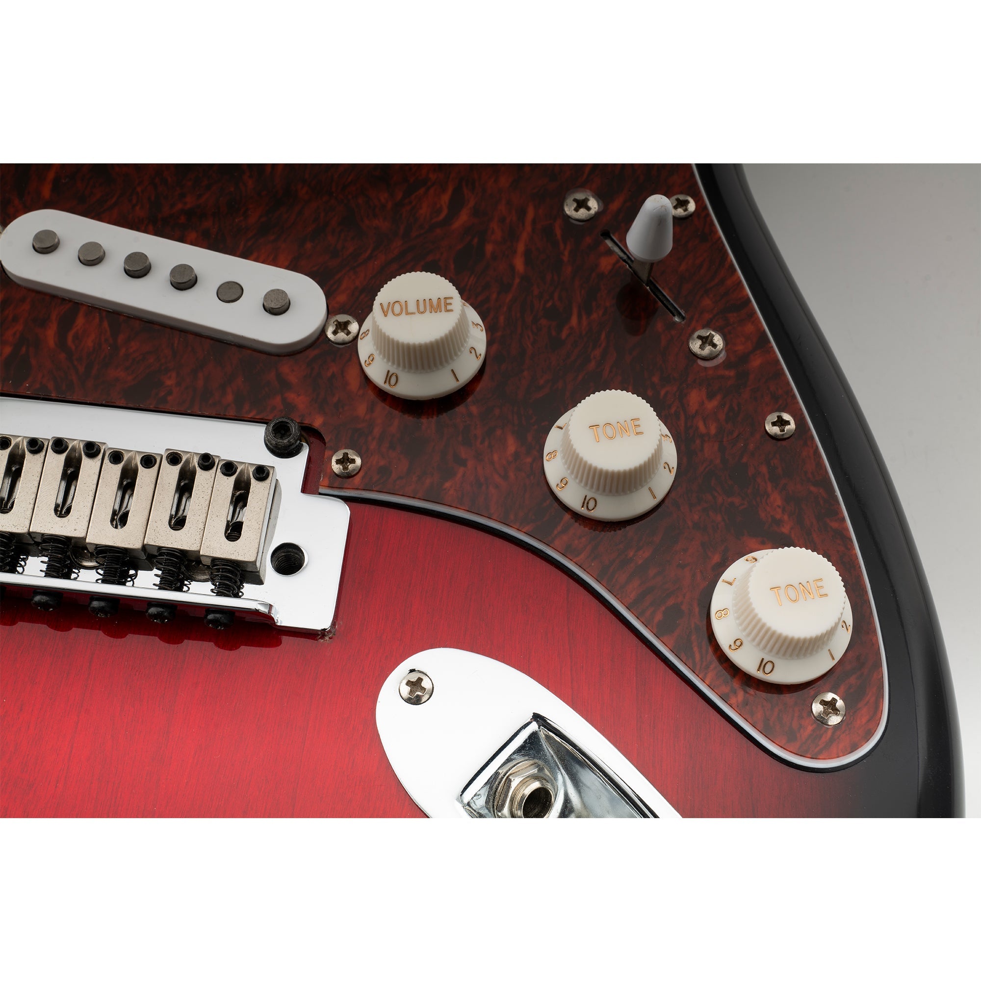 Musiclily Pro metrische Größe 18 Splines 1 Volumen 2 Ton Strat - Stil Drehknöpfe - Satz für asiatische Importgitarren - und Bass - Split - Shaft - Poti