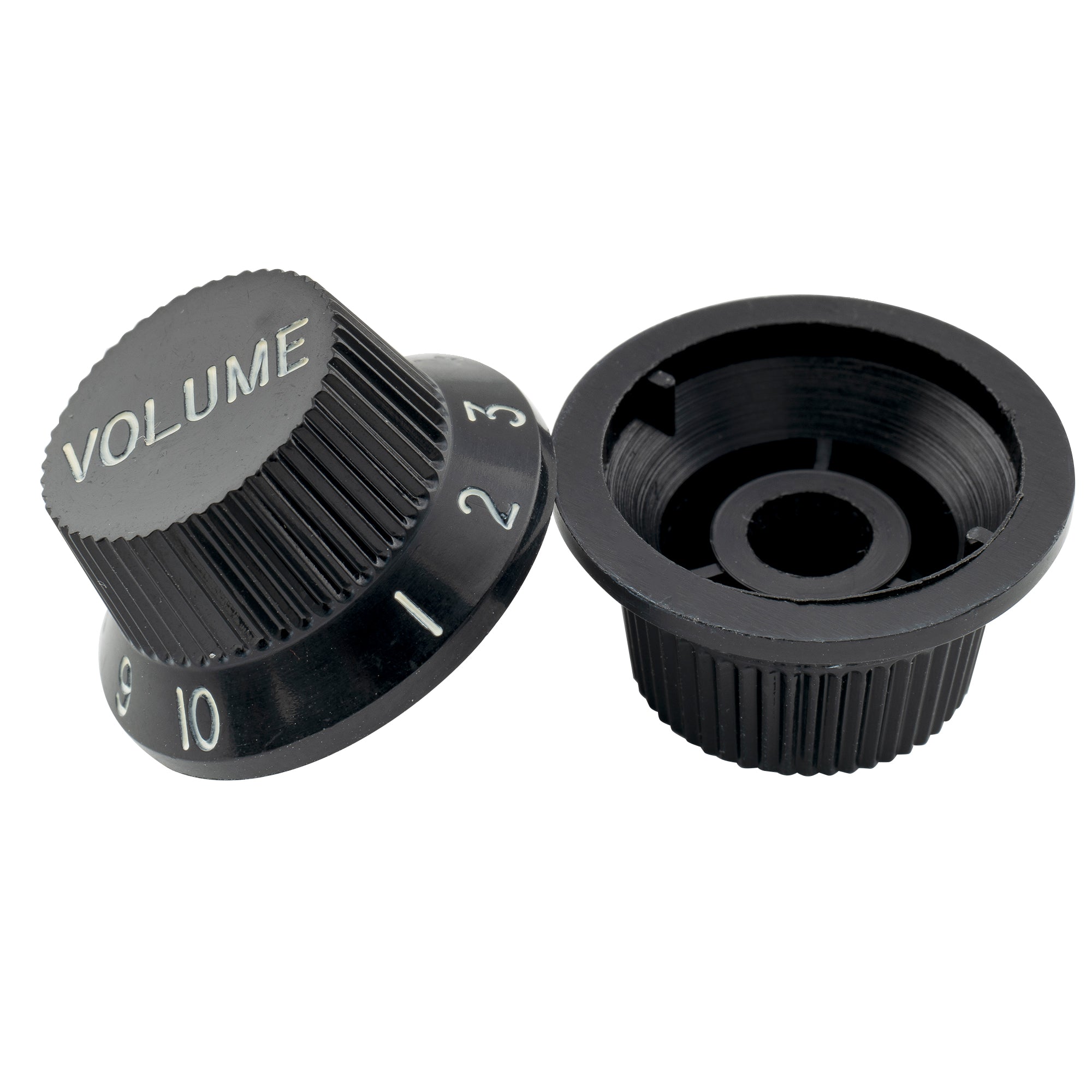Musiclily Pro metrische Größe 18 Splines 1 Volumen 2 Ton Strat - Stil Drehknöpfe - Satz für asiatische Importgitarren - und Bass - Split - Shaft - Poti