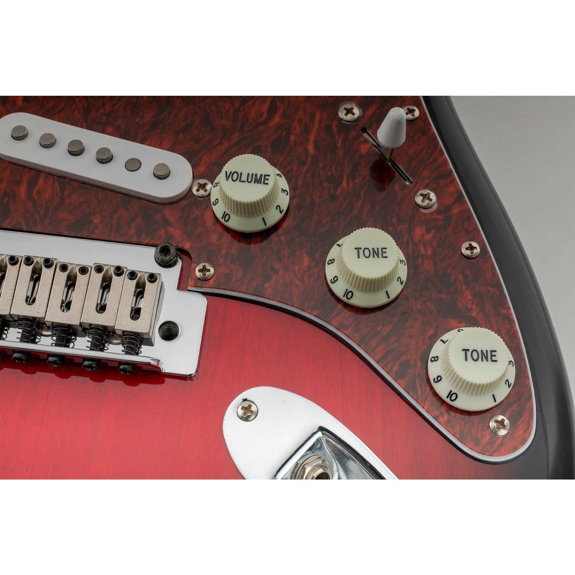 Musiclily Pro metrische Größe 18 Splines 1 Volumen 2 Ton Strat - Stil Drehknöpfe - Satz für asiatische Importgitarren - und Bass - Split - Shaft - Poti