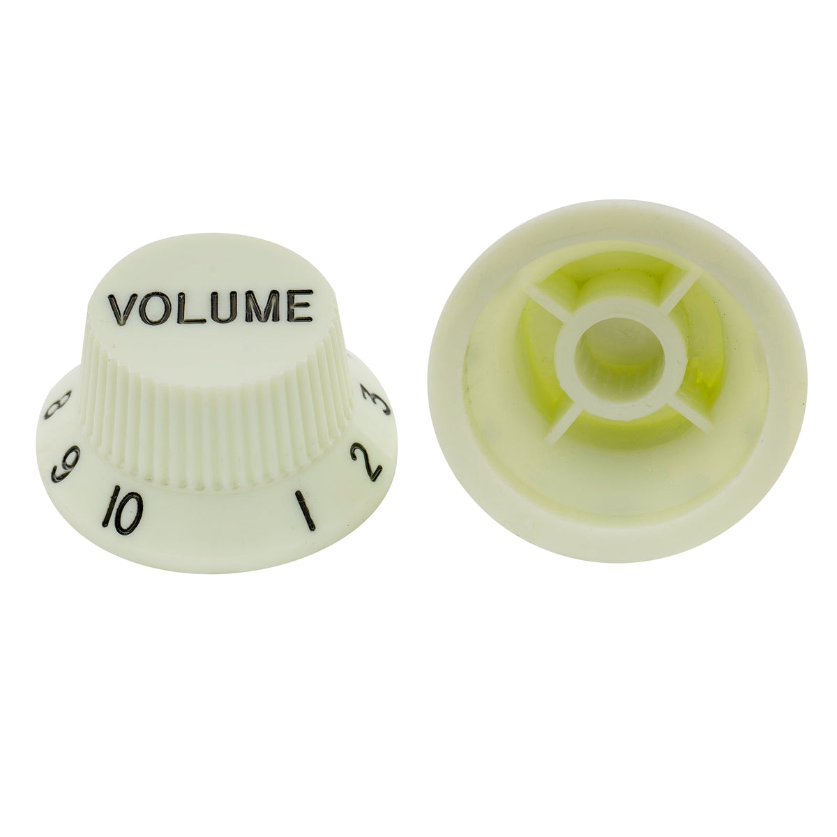 Musiclily Pro metrische Größe 18 Splines 1 Volumen 2 Ton Strat - Stil Drehknöpfe - Satz für asiatische Importgitarren - und Bass - Split - Shaft - Poti