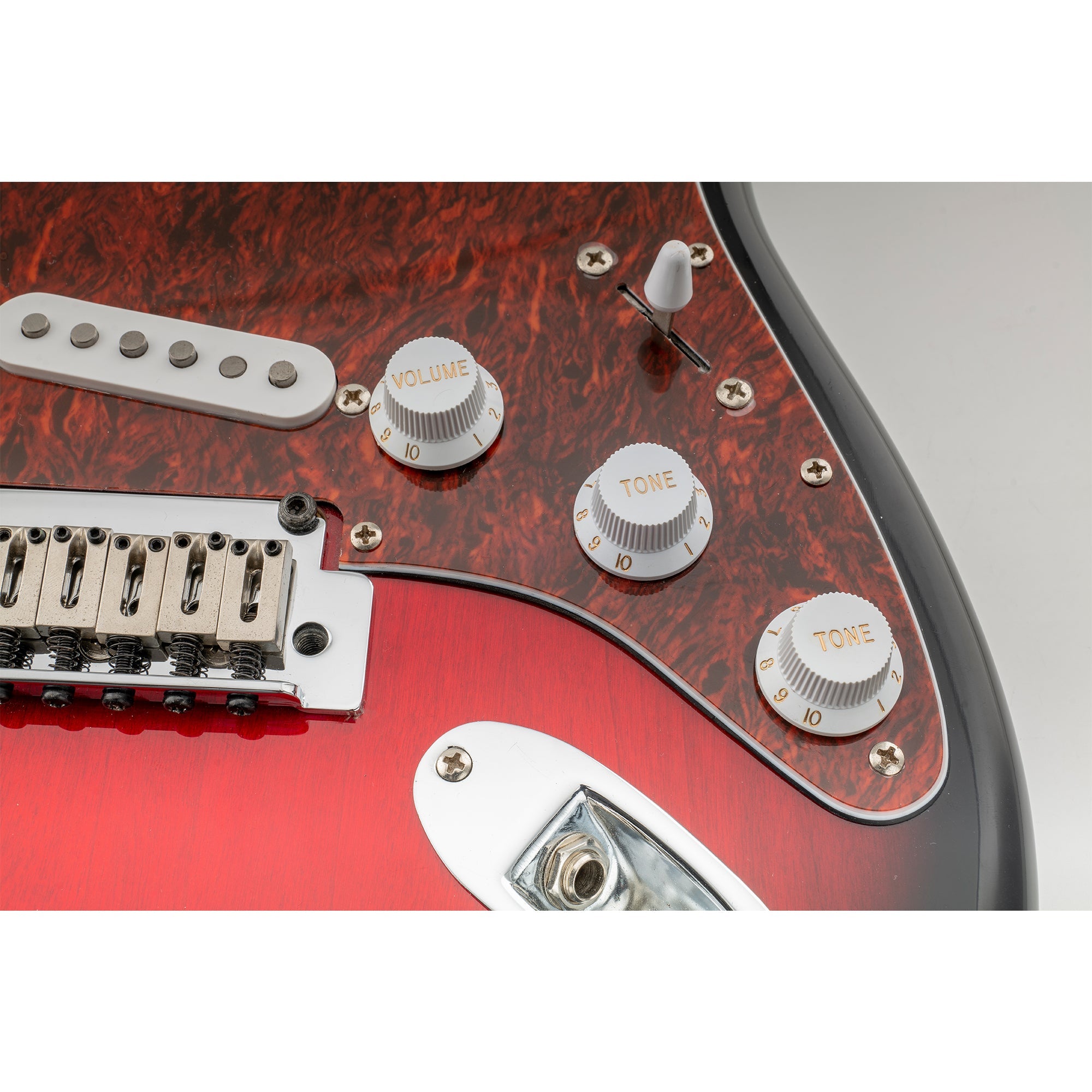 Musiclily Pro metrische Größe 18 Splines 1 Volumen 2 Ton Strat - Stil Drehknöpfe - Satz für asiatische Importgitarren - und Bass - Split - Shaft - Poti