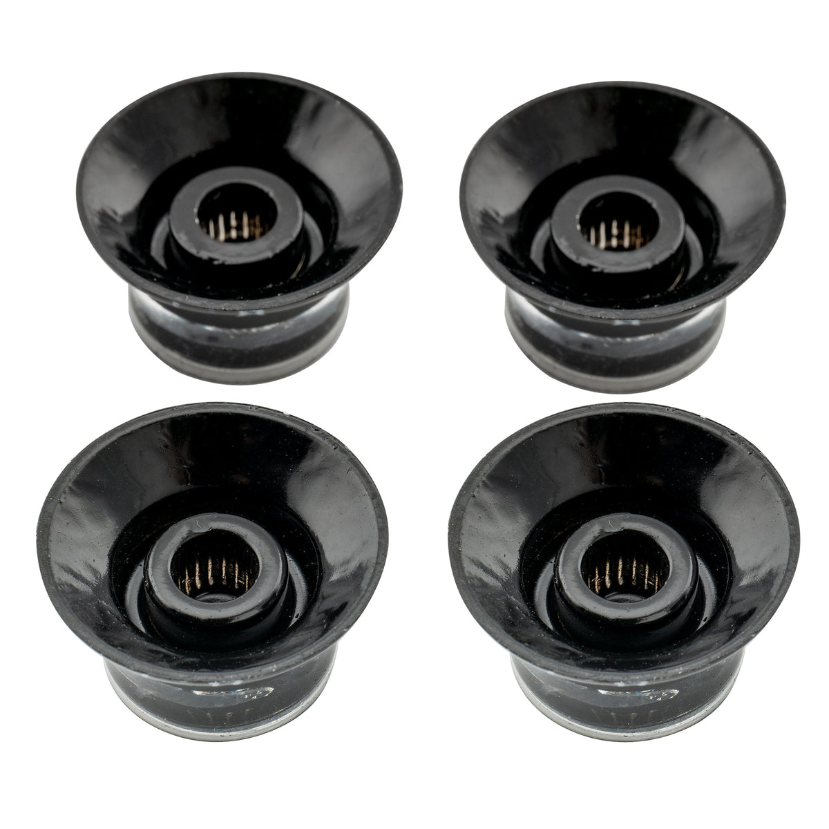 Musiclily Pro Metrische Grobgewinde 18-Zahnrad Top-Hat Glockenknöpfe für Ton- und Lautstärkeregler von Epiphone LP SG-Stil Elektrogitarren, Satz von 2T2V