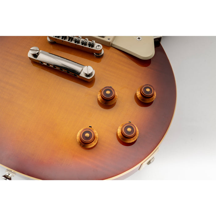 Perillas Musiclily Pro para zurdos, métricas gruesas, de 18 estrías, con forma de sombrero de copa y campana, control de volumen y tono para guitarra eléctrica Epiphone LP SG (juego de 4)