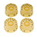 musiclily pro left handed metric coarse 18 spline guitar knobs tone volume speed control knobs set for epiphone les paul sg style electric guitar mx1742 4p, mint ivory color