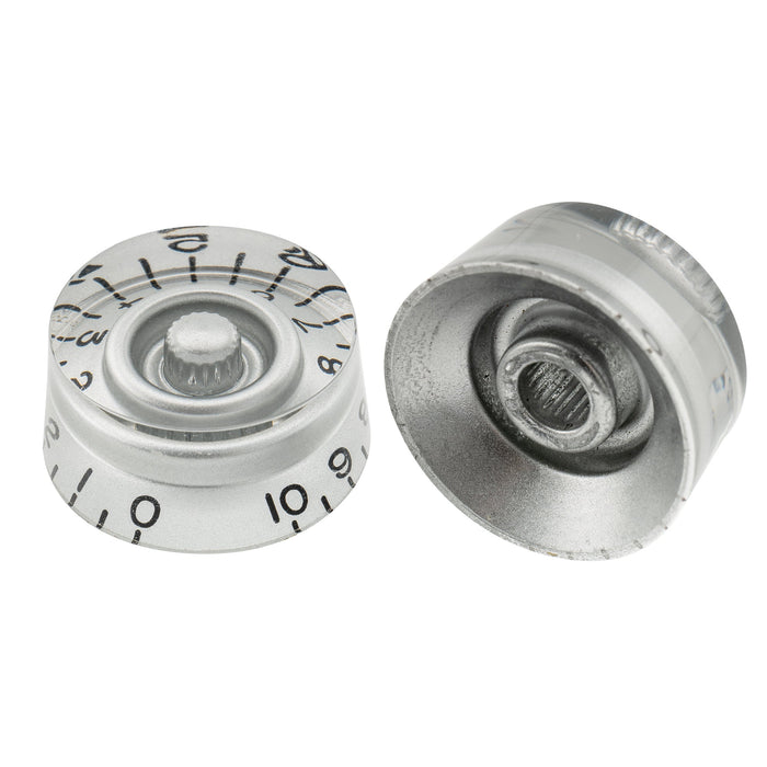 Musiclily Pro Botão de Controle de Tom, Volume e Velocidade para Guitarra Elétrica Esquerda Handed Metric Grossa 18-Spline, Conjunto de 4 para Guitarra Elétrica estilo Epiphone Les Paul SG