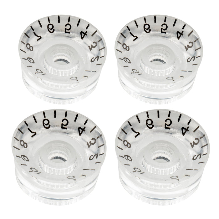 Musiclily Pro Botão de Controle de Tom, Volume e Velocidade para Guitarra Elétrica Esquerda Handed Metric Grossa 18-Spline, Conjunto de 4 para Guitarra Elétrica estilo Epiphone Les Paul SG