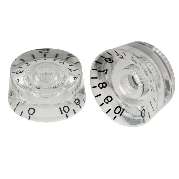 Musiclily Pro Botão de Controle de Tom, Volume e Velocidade para Guitarra Elétrica Esquerda Handed Metric Grossa 18-Spline, Conjunto de 4 para Guitarra Elétrica estilo Epiphone Les Paul SG