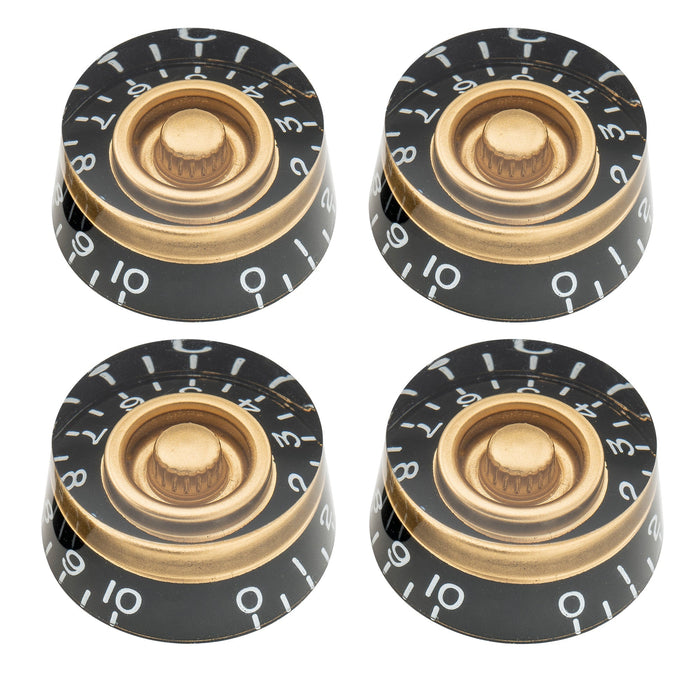 Manopole metriche grezze 18-spline con motivo uccello in abalone Pro Manopole metriche grezze 18-spline con motivo uccello in abalone Pro