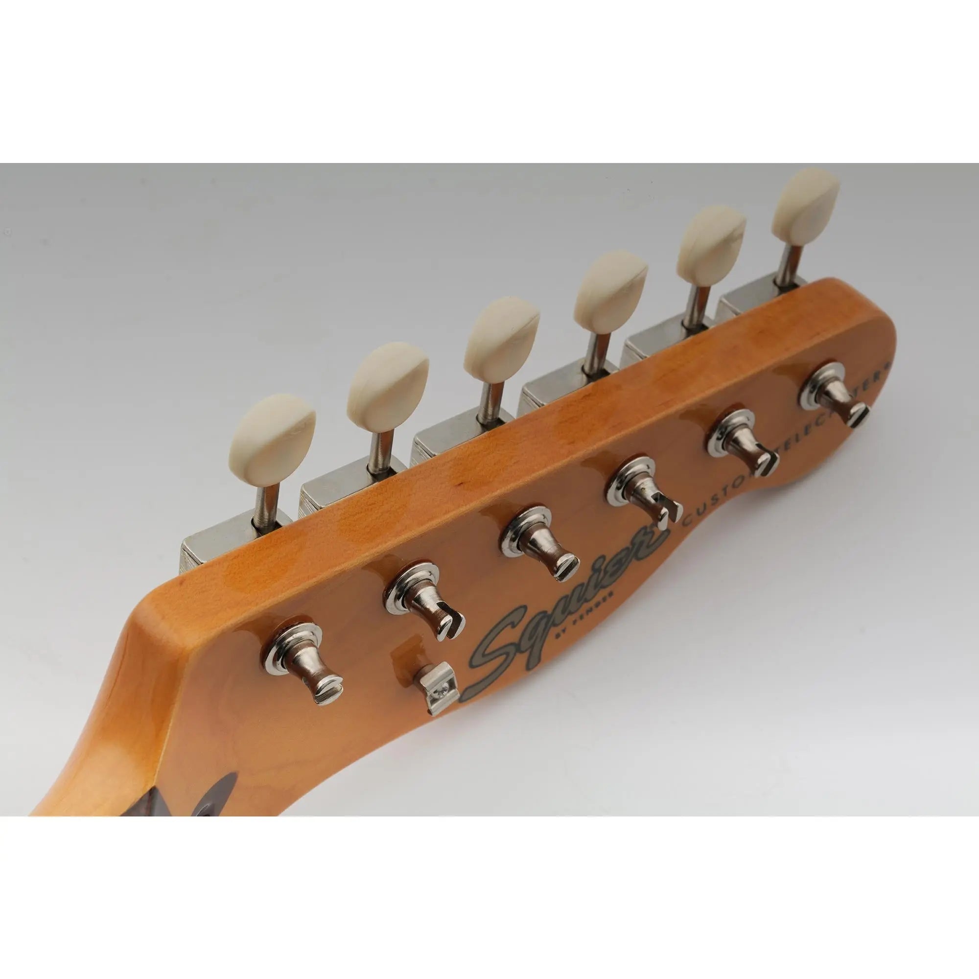 Usage show of wilkinson vintage deluxe guitar tuners split shaft 6 in line tuners machine heads tuning pegs keys set for classic vibe fender strat tele style mx1751p