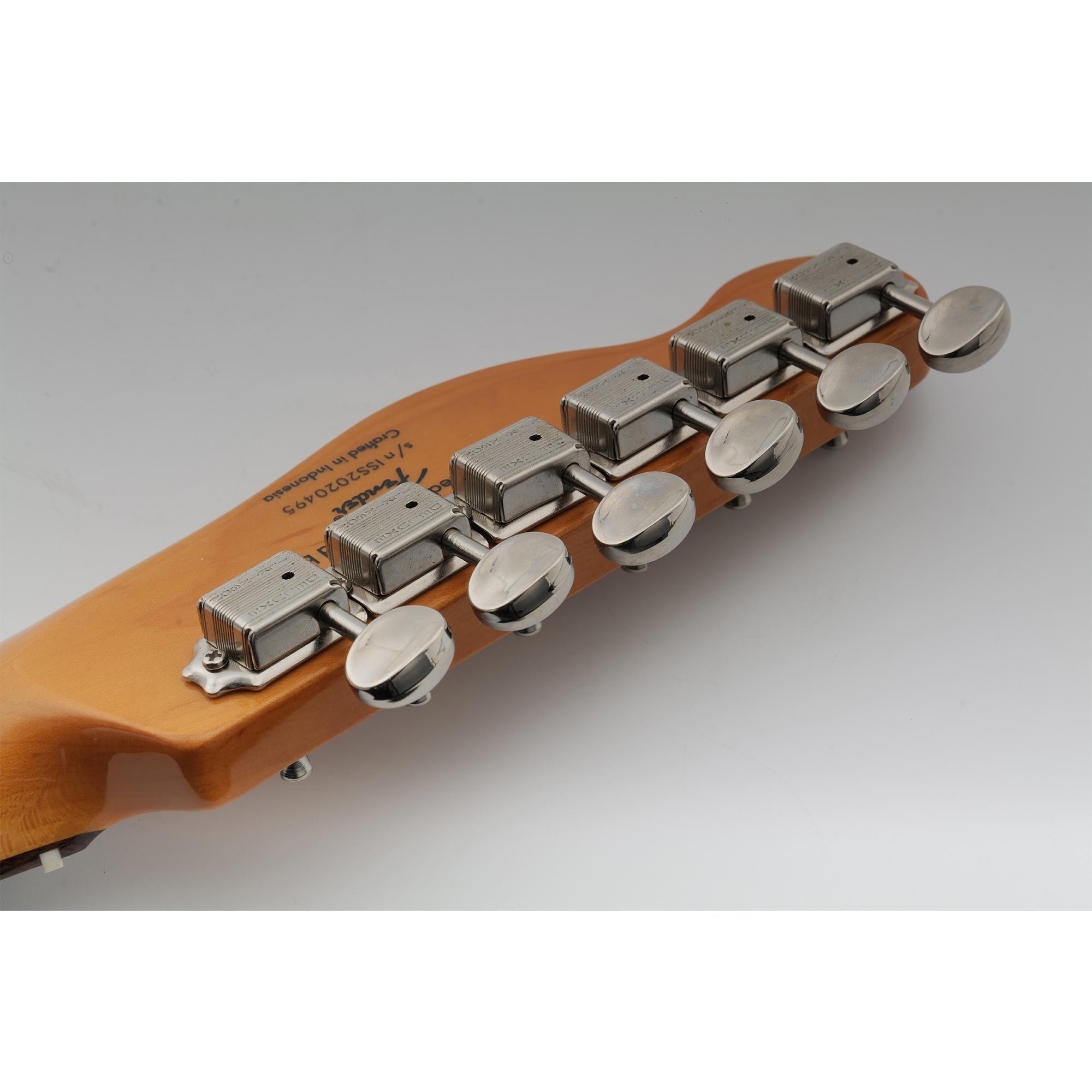 Clavijas de guitarra Wilkinson Vintage Deluxe con eje dividido, clavijas de 6 pulgadas en línea, clavijas de afinación, juego de llaves para guitarra clásica Fender Strat/Tele