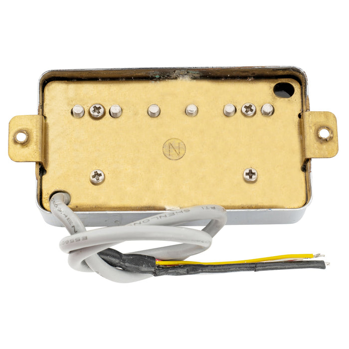 Part of wilkinson m series vintage tone alnico 5 covered humbucker neck pickup for lp style electric guitar mx1755cr