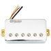 detail of wilkinson m series vintage tone alnico 5 covered humbucker neck pickup for lp style electric guitar mx1755cr