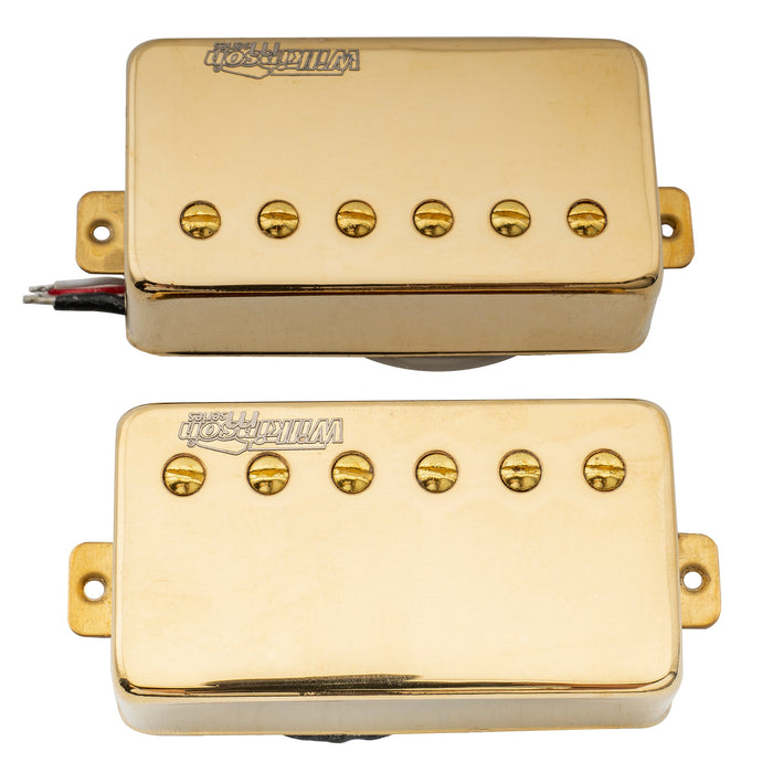 Wilkinson M Series ヴィンテージトーン アルニコ5 カバード ハムバッカーピックアップセット LPエレキギター用 クローム