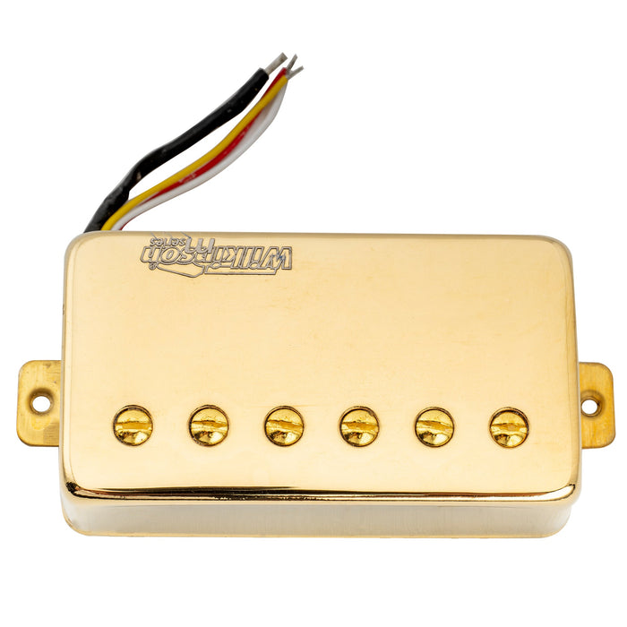 Wilkinson M Series ヴィンテージトーン アルニコ5 カバード ハムバッカーネックピックアップ LPエレキギター用 クローム