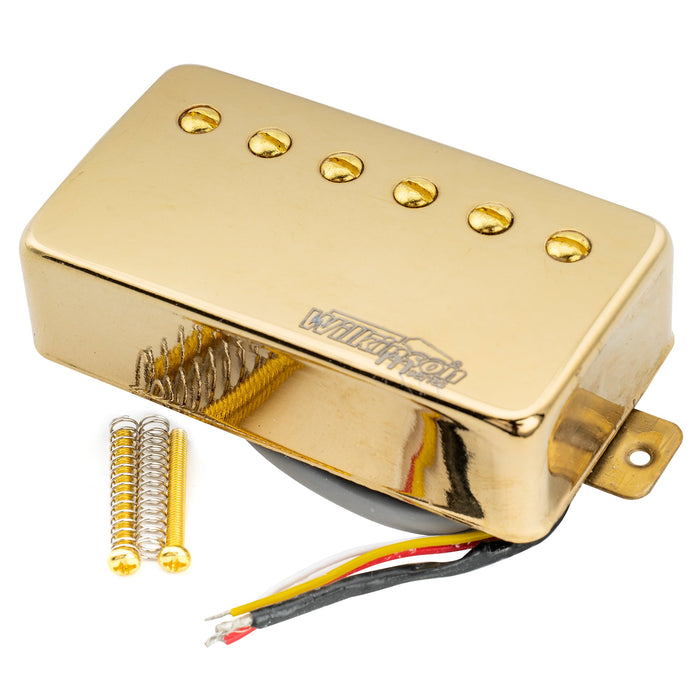 Wilkinson M Series ヴィンテージトーン アルニコ5 カバード ハムバッカーネックピックアップ LPエレキギター用 クローム