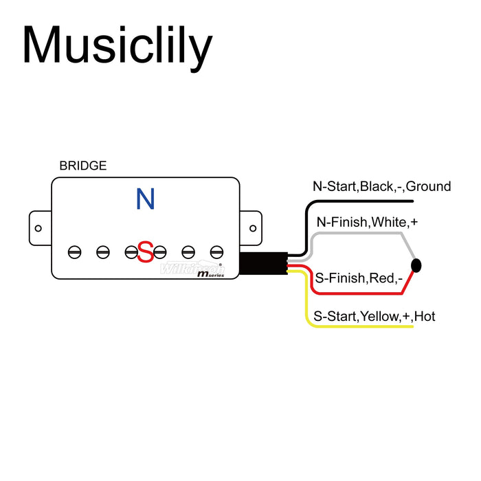 Size of wilkinson m series vintage tone alnico 5 covered humbucker bridge pickup for lp style electric guitar mx1756cr