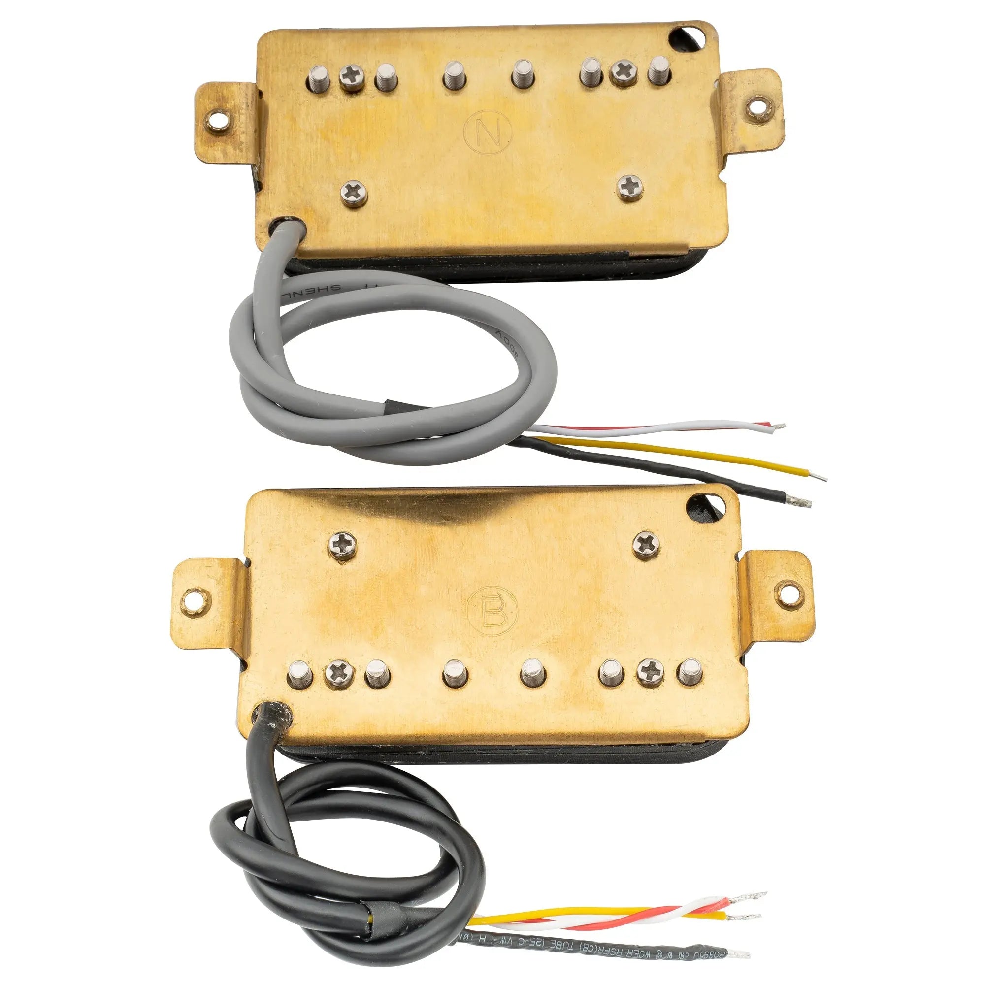 Part of wilkinson m series vintage tone alnico 5 overwound open style humbucker pickups set for electric guitar mx1757bkmx1758bk