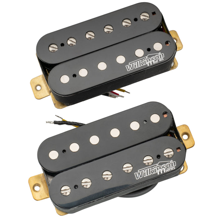 wilkinson m series vintage tone alnico 5 overwound open style humbucker pickups set for electric guitar mx1757bkmx1758bk