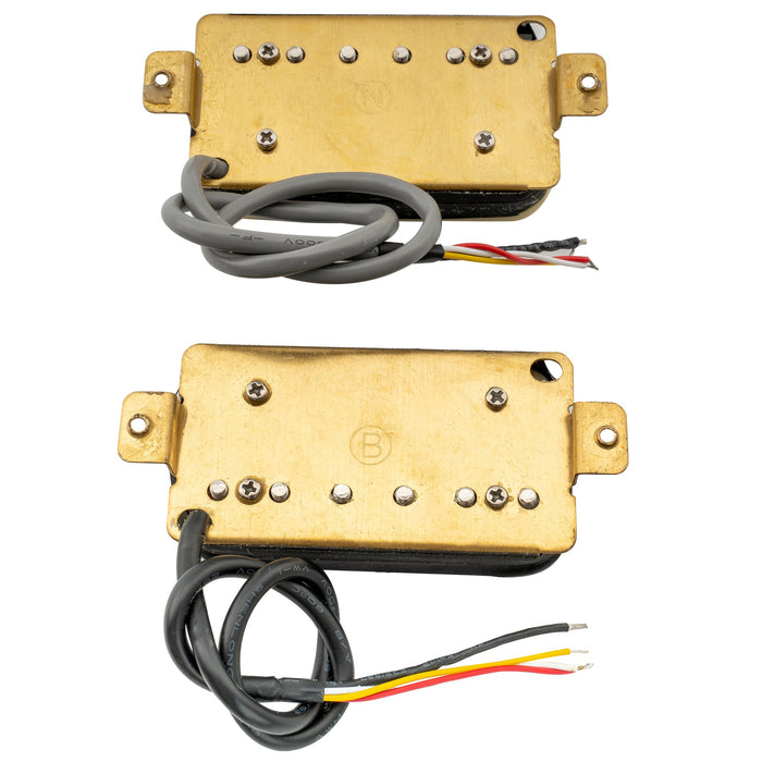 wilkinson m series vintage tone alnico 5 overwound open style humbucker pickups set for electric guitar mx1757bkmx1758bk, Zebra