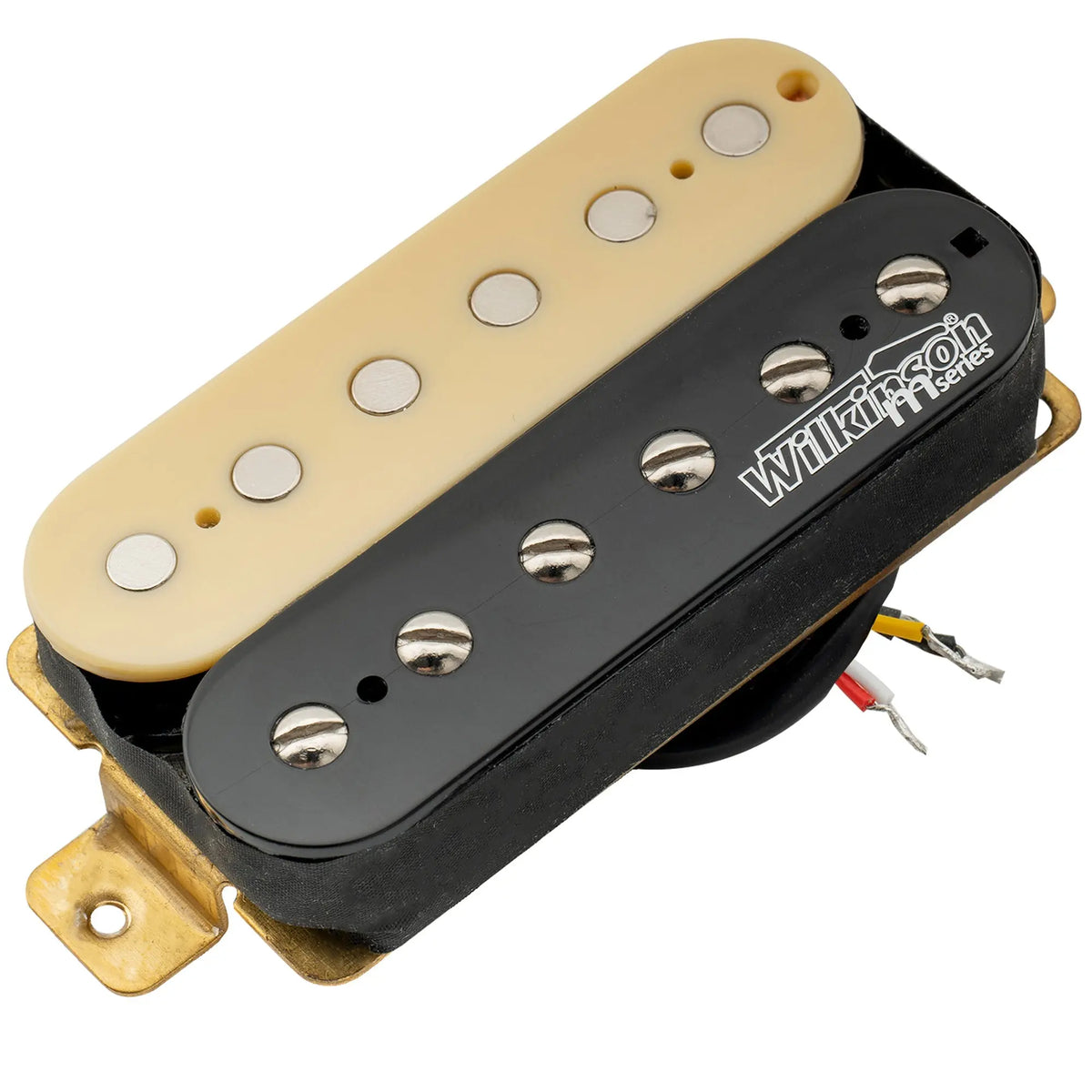 wilkinson m series vintage tone alnico 5 overwound open style humbucker bridge pickup for electric guitar mx1758bk, Zebra