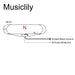 Size of wilkinson m series low gauss nashville sound ceramic single coil neck pickup for tele style electric guitar mx1759p