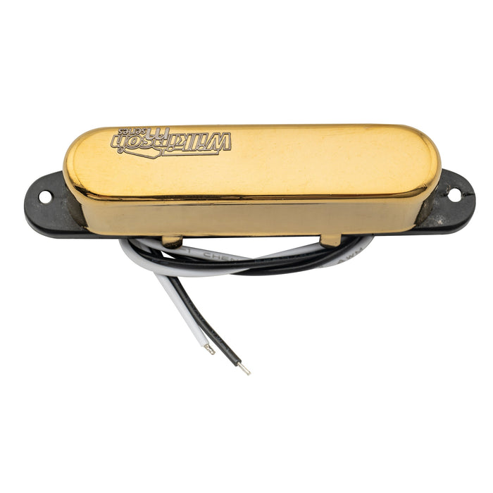 Pickup per chitarra elettrica dello stile Tele con single coil ceramico a basso gauss della serie M Wilkinson Nashville Sound per manico