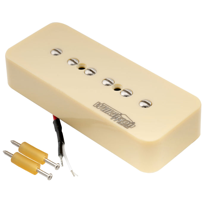 Wilkinson M Series Low Gauss Iconic Sound Ceramic P90 Soapbar Single Coil Neck Pickup for SG LP Style Electric Guitar
