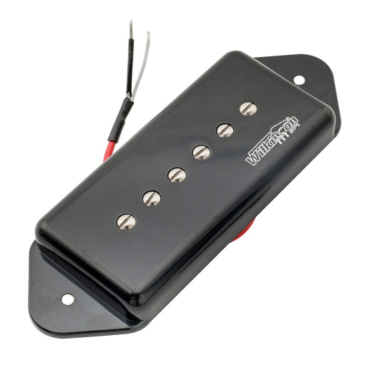 wilkinson m series low gauss iconic sound ceramic p90 dogear style single coil neck pickup for sg lp style electric guitar mx1763bk