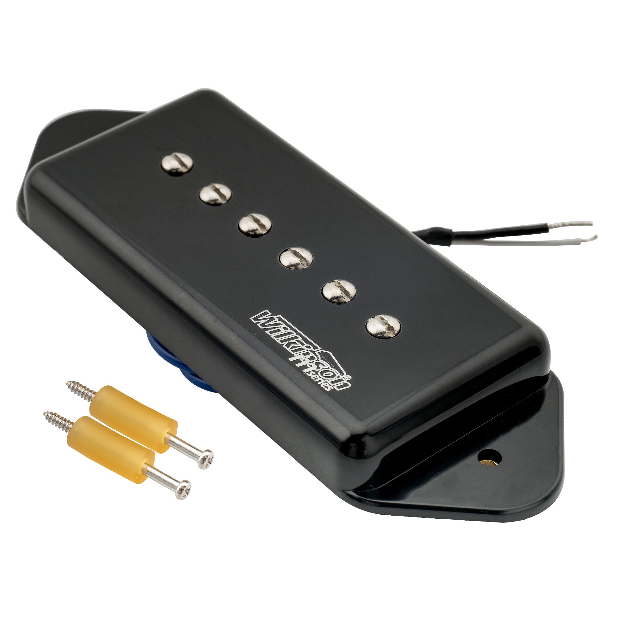 Wilkinson M-Serie Niedrig-Gauss ikonischer Klang Keramik P90 Dogear-Styl Einzellwickler Brücken-Pickup für SG LP-Styl-Elektrische Gitarre