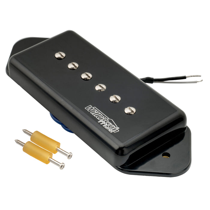 Wilkinson M Series Low Gauss Iconic Sound Ceramic P90 Dogear Style Single Coil Bridge Pickup for SG LP Style Electric Guitar