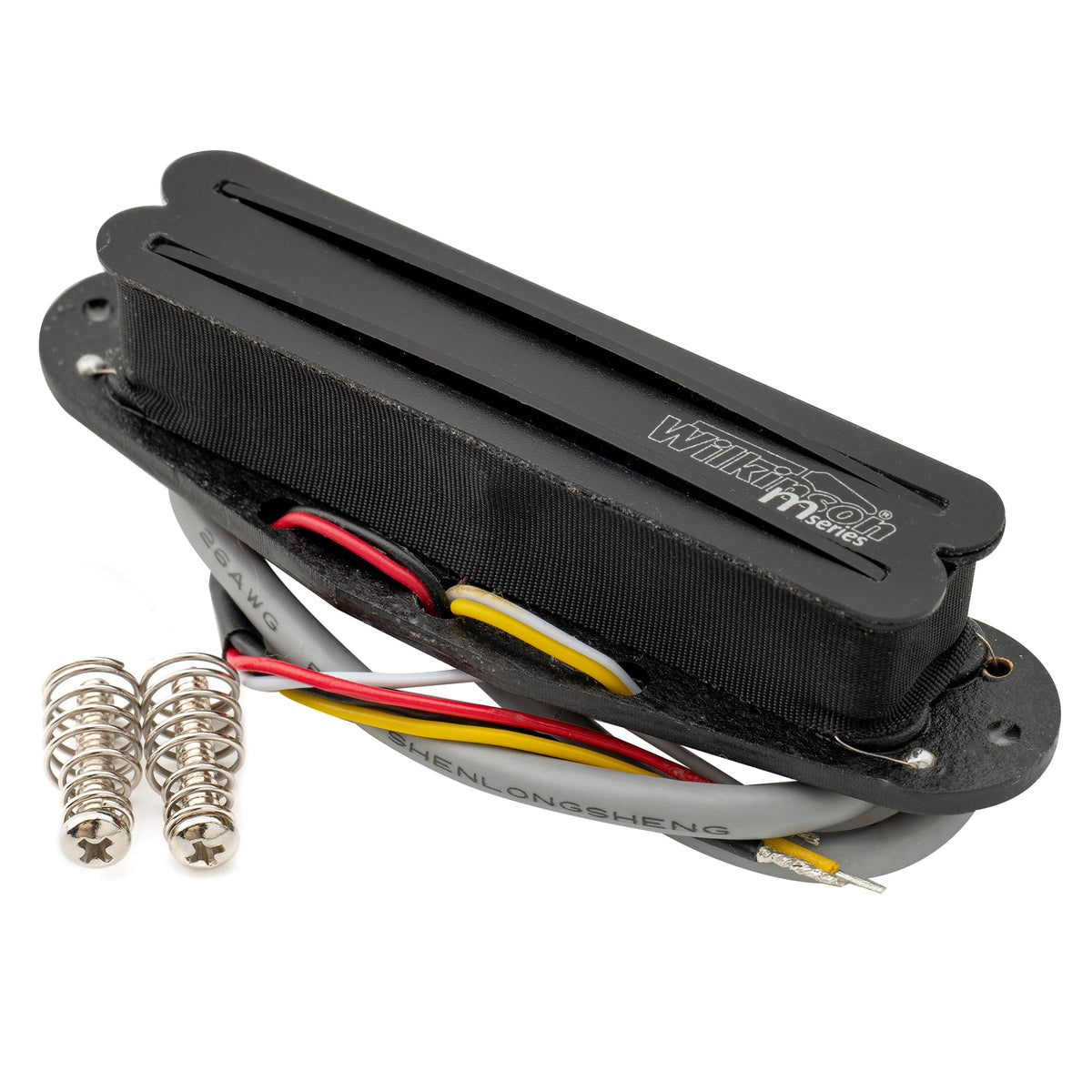 wilkinson m series low gauss rail blade ceramic single coil sized humbucker middle pickup for strat style electric guitar mx1766bk details