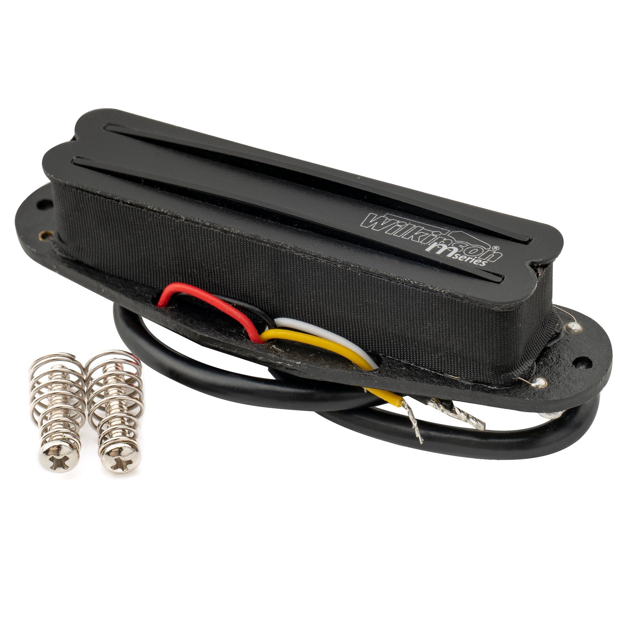 wilkinson m series low gauss rail blade ceramic single coil sized humbucker bridge pickup for strat style electric guitar mx1767bk details
