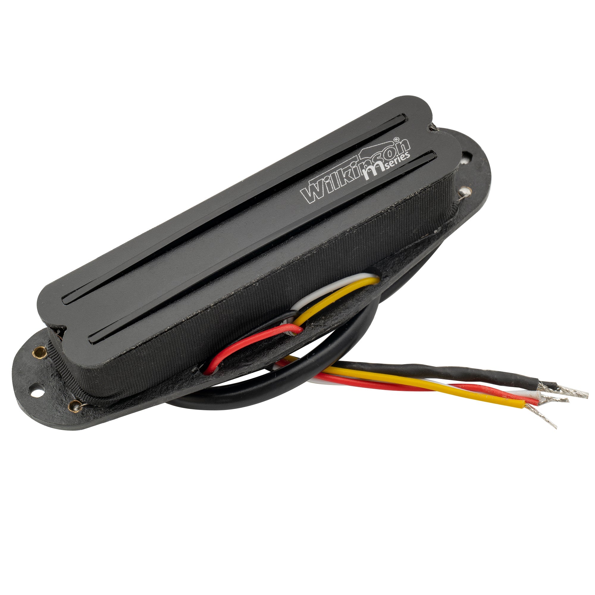 wilkinson m series low gauss rail blade ceramic single coil sized humbucker bridge pickup for strat style electric guitar mx1767bk