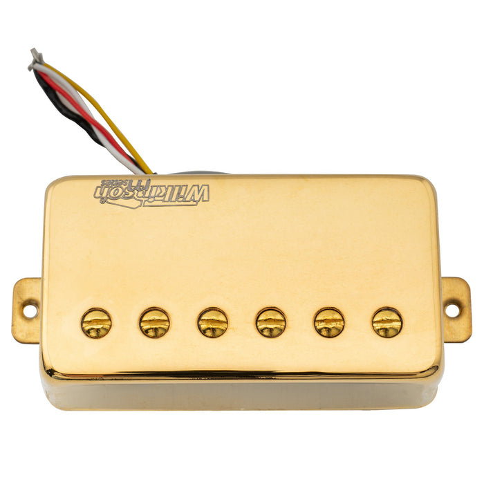 Microfono Humbucker per il manico della chitarra elettrica stile LP con tono classico in ceramica rivestita della serie M di Wilkinson. 