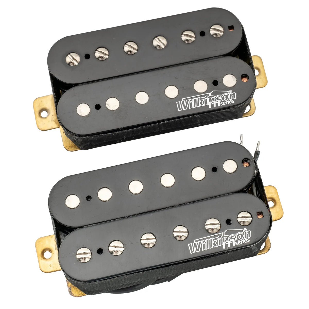 wilkinson m series classic tone ceramic overwound open style humbucker pickups set for electric guitar mx1770bkmx1771bk