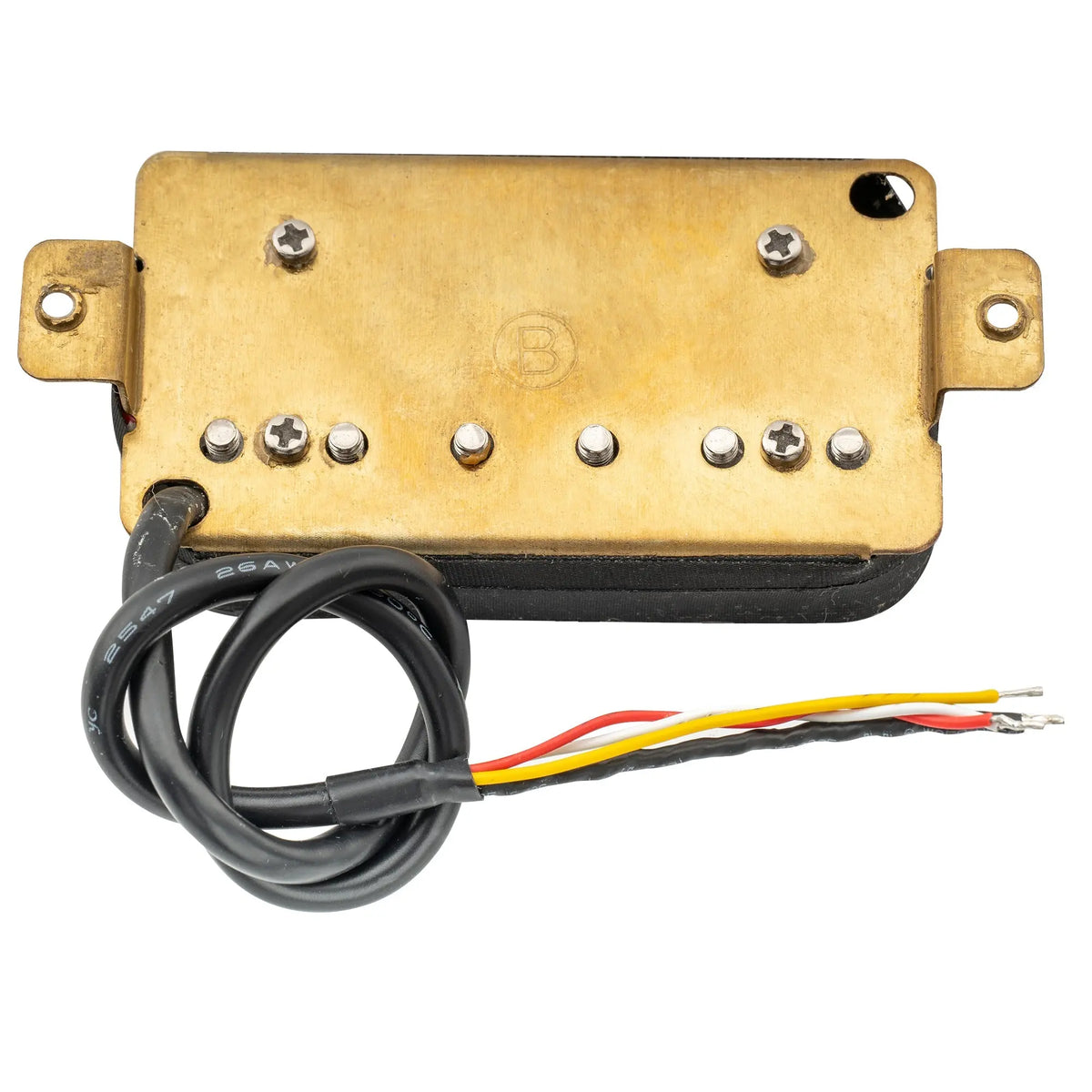Part of wilkinson m series classic tone ceramic overwound open style humbucker bridge pickup for electric guitar mx1771bk