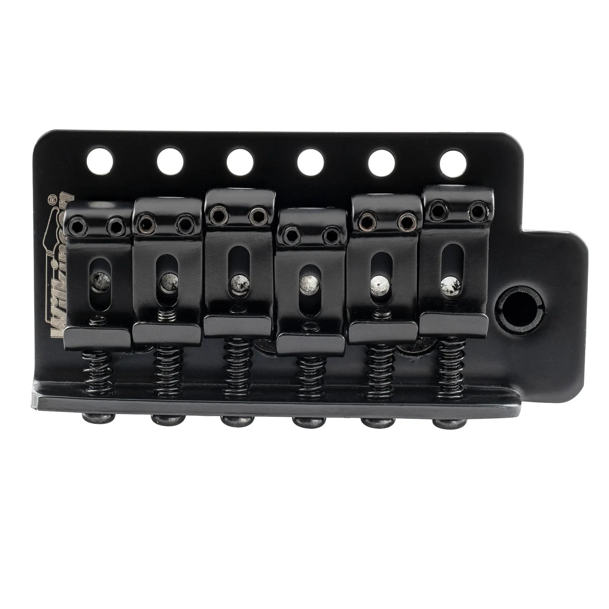 Part of wilkinson m series 52 5mm2 1 16 inch string spacing 6 screw vintage bent saddle guitar tremolo bridge with push in arm 36mm block for strat style electric guitar mx1790p