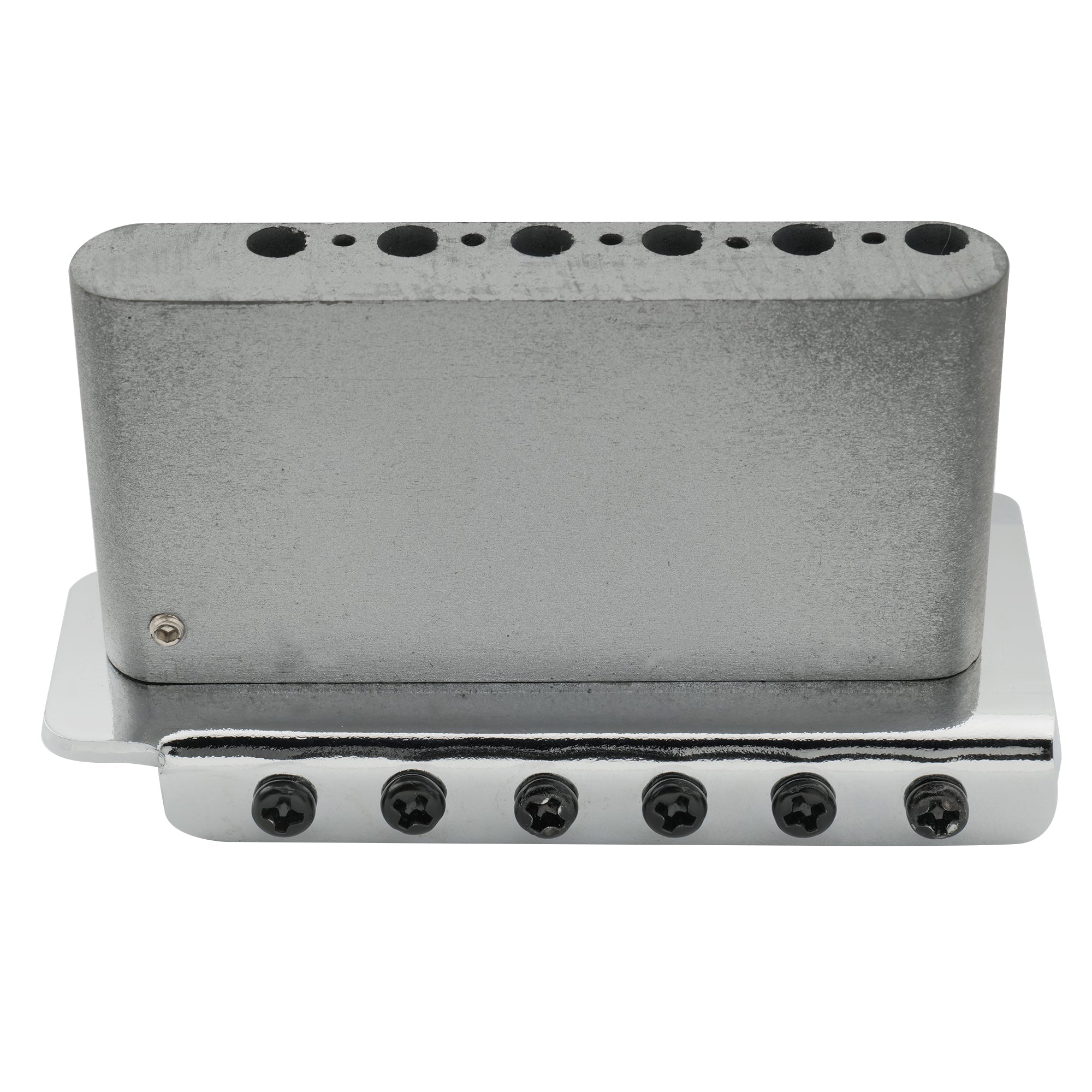 Wilkinson M-Serie 52,5 mm (2-1/16 Zoll) Saiteabstand 6-Schrauben Vintage gebogener Sattel Gitarren-Tremolo-Brücke mit Einsteckarm 36 mm Block für Strat-Style-Elektrogitarre