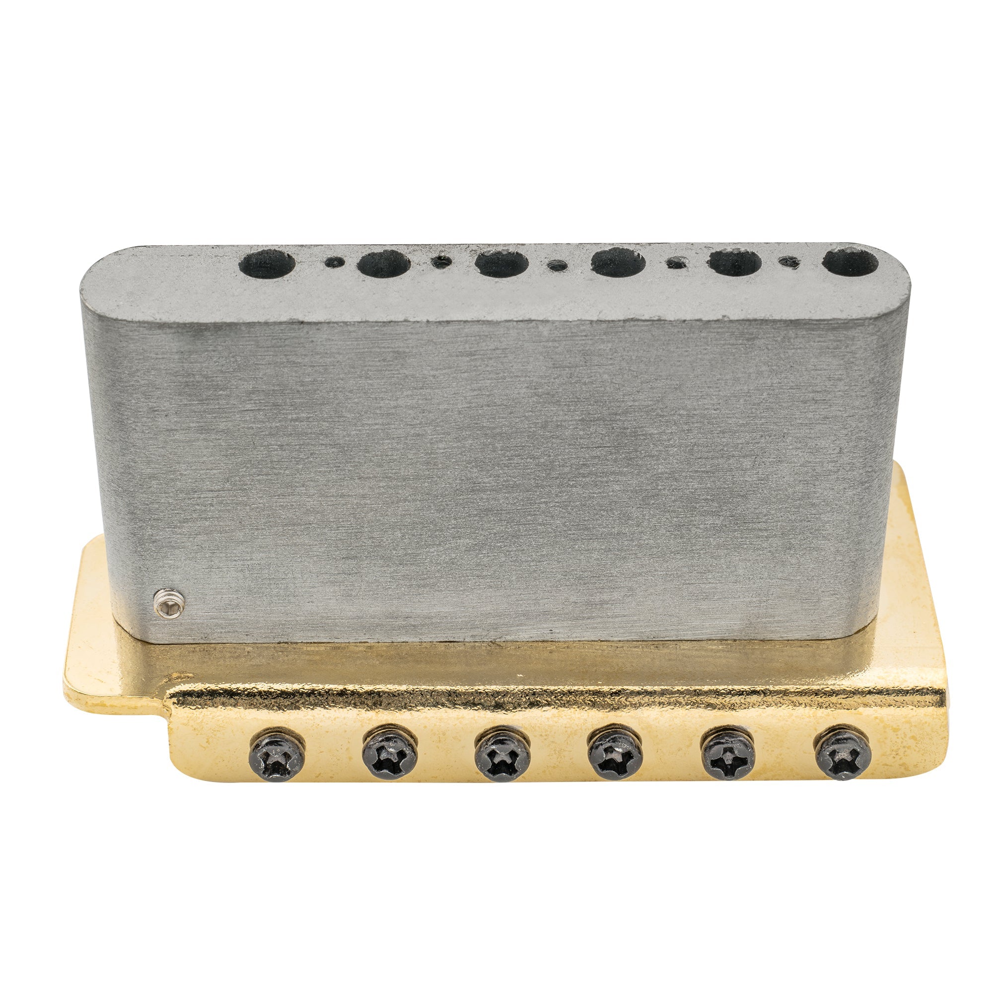 Wilkinson M-Serie 52,5 mm (2-1/16 Zoll) Saiteabstand 6-Schrauben Vintage gebogener Sattel Gitarren-Tremolo-Brücke mit Einsteckarm 36 mm Block für Strat-Style-Elektrogitarre