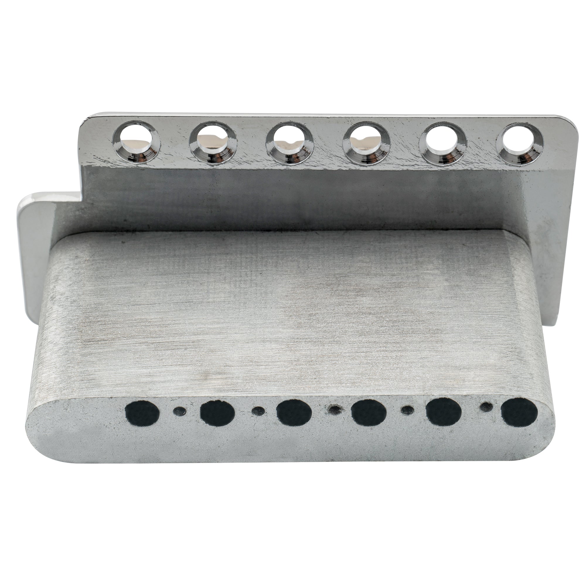 Wilkinson M-Serie 52,5 mm (2-1/16 Zoll) Saiteabstand 6-Schrauben-Modernstil-Sattel Gitarren-Tremolo-Brücke mit Einsteckarm 36 mm Block für Strat-Style-Elektrogitarre