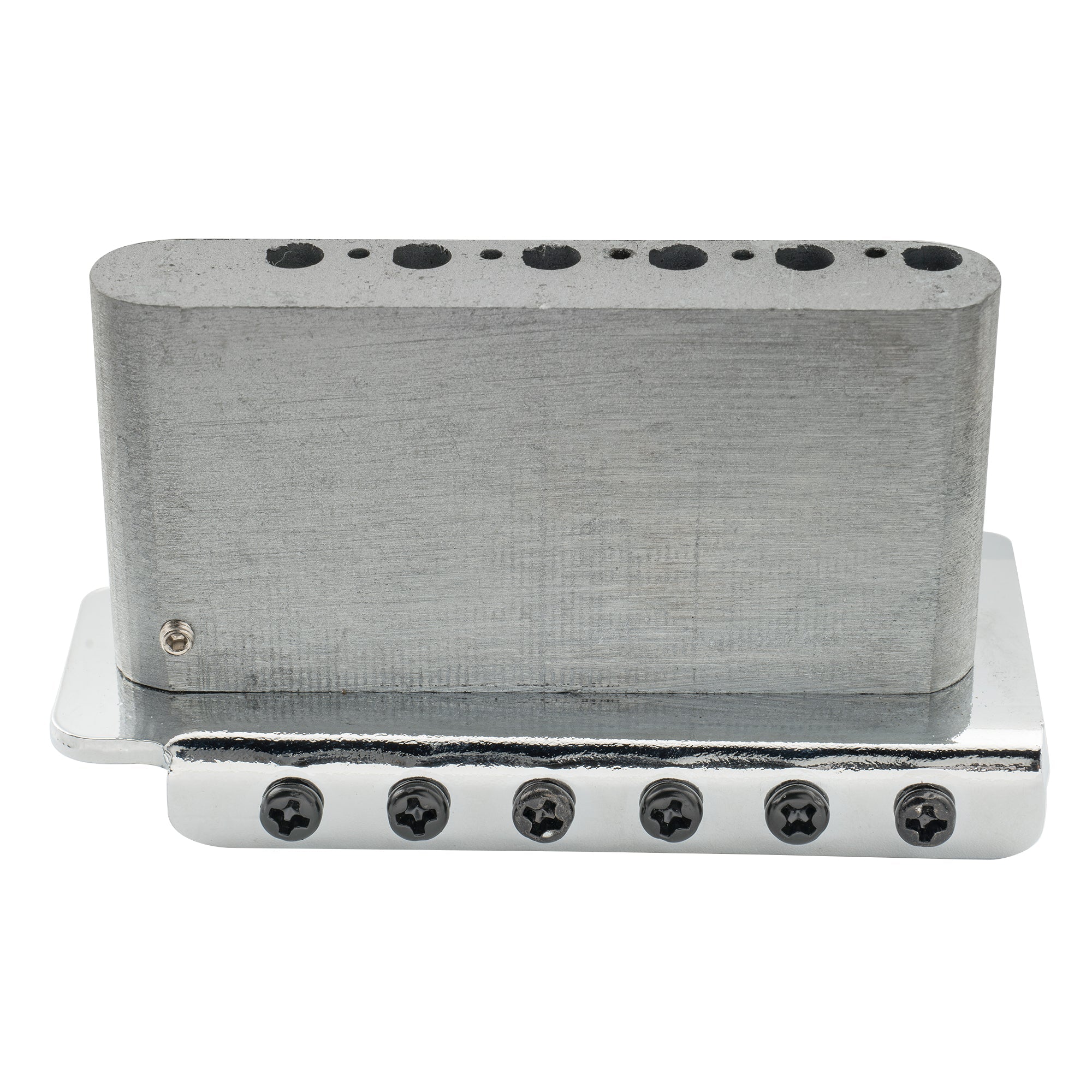 Wilkinson M-Serie 52,5 mm (2-1/16 Zoll) Saiteabstand 6-Schrauben-Modernstil-Sattel Gitarren-Tremolo-Brücke mit Einsteckarm 36 mm Block für Strat-Style-Elektrogitarre